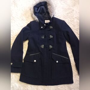 Maralyn and me coat fur hood